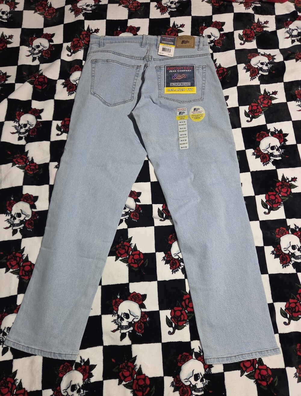 Architect Light Blue Relaxed Men’s Jeans